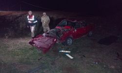 Şanlıurfa'da şarampole devrilen otomobilin sürücüsü öldü