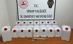 Sinop'ta 80 litre etil alkol ele geçirildi