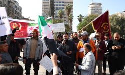 Suriye'de terör örgütü PKK protesto edildi