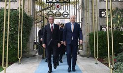 TBMM Başkanı Kurtulmuş, KKTC Cumhurbaşkanı Erhürman ile görüştü: