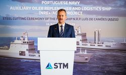 Türkiye'nin Portekiz için üreteceği askeri gemilerin ilkinin yapımına başlandı