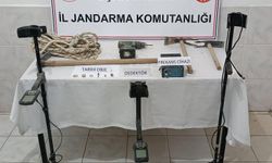 Uşak'ta kaçak kazı yapan 3 şüpheli suçüstü yakalandı