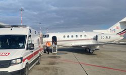 Ağrı'da yemek borusu gelişmeyen bebek ambulans uçakla Elazığ'a sevk edildi