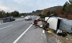 Balıkesir'de ciple otomobilin çarpıştığı kazada 3 kişi yaralandı