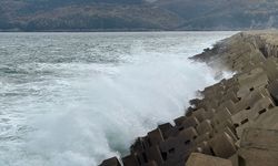 Bartın'da şiddetli rüzgar etkili oldu