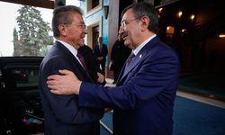 Cumhurbaşkanı Yardımcısı Yılmaz, KKTC Başbakanı Üstel ile görüştü: