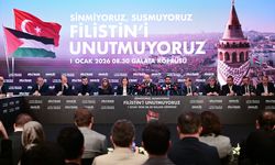 Galata Köprüsü'nde 1 Ocak'ta düzenlenecek Filistin eylemi için ortak çağrı