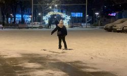 Isparta'da kar yağışı etkili oldu