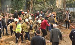 Kadıköy'de inşaat alanındaki çukura düşen işçi kurtarıldı