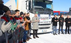 Kayseri'den Gazze'ye yardım tırı gönderildi