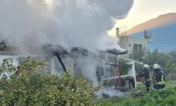 Muğla'da müstakil evde çıkan yangında 1 kişi dumandan etkilendi