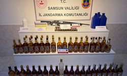 Samsun'da yılbaşı öncesi kaçak içki operasyonunda 1 kişi yakalandı