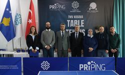 Türkiye Maarif Vakfının Kosova'da düzenlediği masa tenisi turnuvası başladı