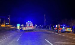 Uşak'ta otomobilin çarptığı 3 yaya öldü