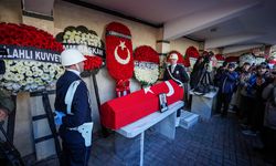 Yalova'da DEAŞ'a yönelik operasyonda şehit olan Pehlivan son yolculuğuna uğurlandı