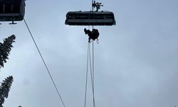 Yurduntepe Kayak Merkezi'nde kurtarma tatbikatı yapıldı