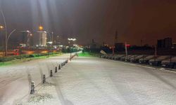 Ankara'da kar yağışı etkili oldu