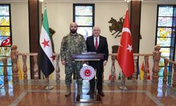 Bakan Güler, Suriye Genelkurmay Başkanı Tümgeneral Nureddin Ali Na'san'ı kabul etti