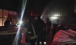 Burdur'da oto boyama atölyesinde çıkan yangın korkuttu