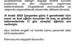 Diyarbakır'da okullar çarşamba günü tatil edildi