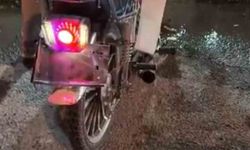'Dur' ihtarına uymayan motosikletliye 70 bin lira ceza kesildi