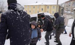 Gümüşhane'de kar esareti