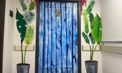 Hastane duvarları 'İyileştiren Koridorlar'la hayat buldu