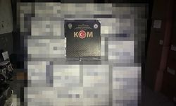 Kütahya'da durdurulan araçta 5 milyon makaron ele geçirildi