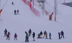 Palandöken'de kar, kış ve kayak keyfi