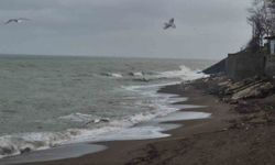 Akçakoca'da sağanak ve fırtına etkili oldu: Dalgalar sahili dövdü