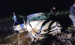 Aksaray'da kontrolden çıkan otomobil takla attı: 3 yaralı