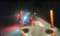 Antalya-Konya karayolunda kar yağışı etkili olmaya başladı