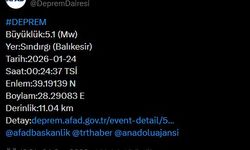 Balıkesir Valiliği'nden deprem açıklaması