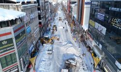 Bingöl'de kar temizliği sürüyor