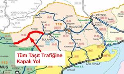 Bulanık-Kumlukıyı karayolu tipi nedeniyle ulaşıma kapatıldı