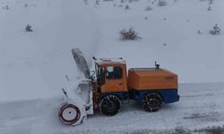Elazığ'da kapalı 8 köy yolunda çalışmalar sürüyor