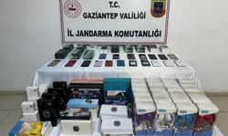 Gaziantep'te 1,8 milyon TL değerinde elektronik eşya ele geçirildi: 2 gözaltı