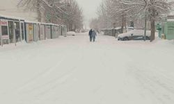 Gölbaşı'nda kar yağışı etkili oldu