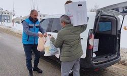 İhtiyaç malzemeleri evlere teslim ediliyor