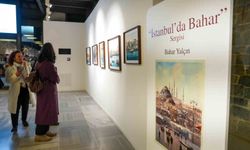 'İstanbul'da Bahar' sulu boya sergisi sanatseverlerle buluştu