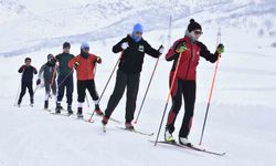 Kar ve ayaz altında şampiyonluk mesaisi