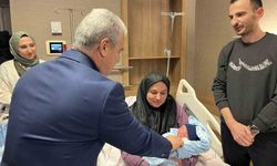 Konya'da yeni yılın ilk bebeği Alparslan bebek oldu