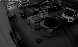Mardin'de motosiklet hırsızlığı kamerada