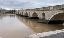 Meriç ve Tunca nehirlerinde su seviyesi yükseldi