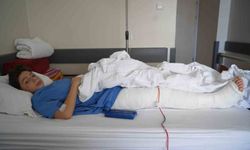 Minik Aytuna'nın kayak keyfi kabusa döndü: Pistte çarpıp kaçtılar, kalçası kırıldı