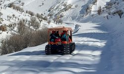 Nemrut Dağı eteklerinde hasta kurtarma operasyonu