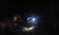 Refüje çarpan otomobil, dere yatağına düştü: 1 ölü, 3 yaralı