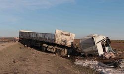 Şırnak'ta iki tır çarpıştı: 2 yaralı