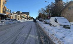 Siverek'te buz ve kar hayatı durdurdu