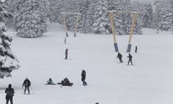 Uludağ'da kar kalınlığı 95 santimetreye ulaştı